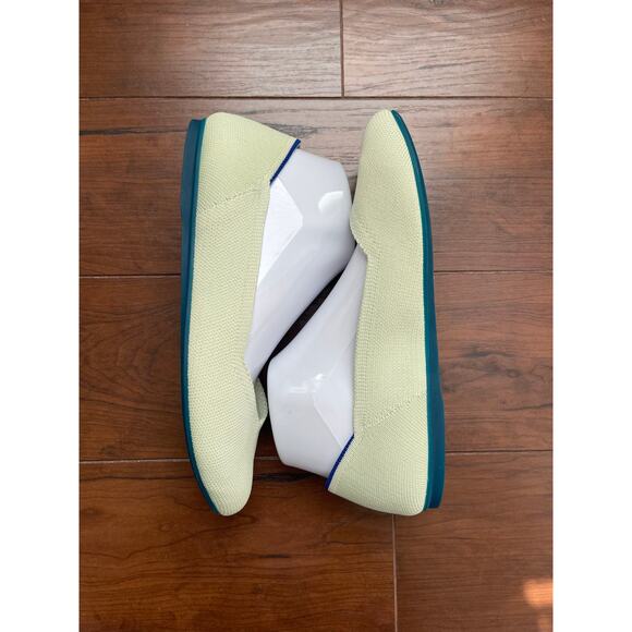 Rothy's The Flat Womens 8.5 Birdseye Ballet Mint Green Round Toe Shoes Slip On - Picture 5 of 9